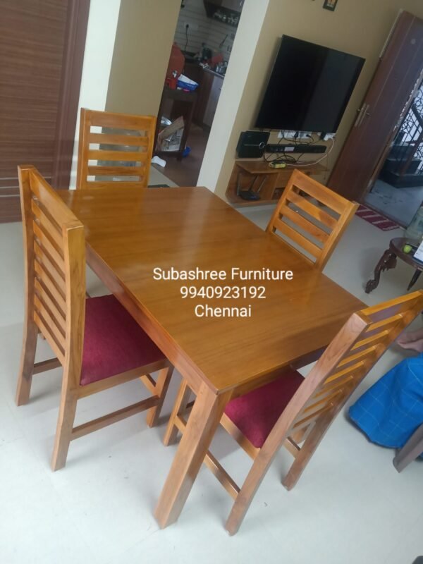 Simple design Dining table design teak wood