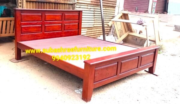 Teakwood Queen size best design walnut color