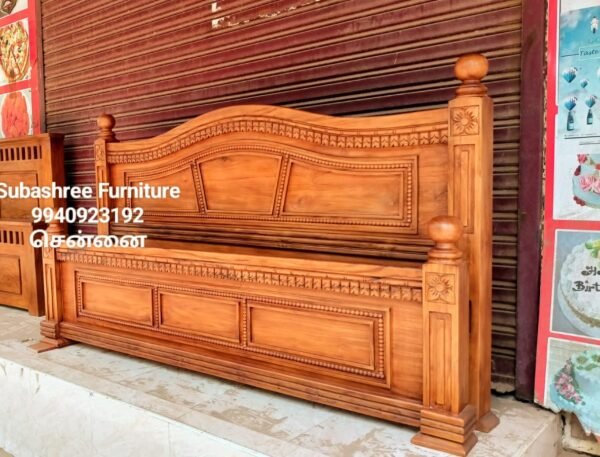 Teakwood king size grand bell model