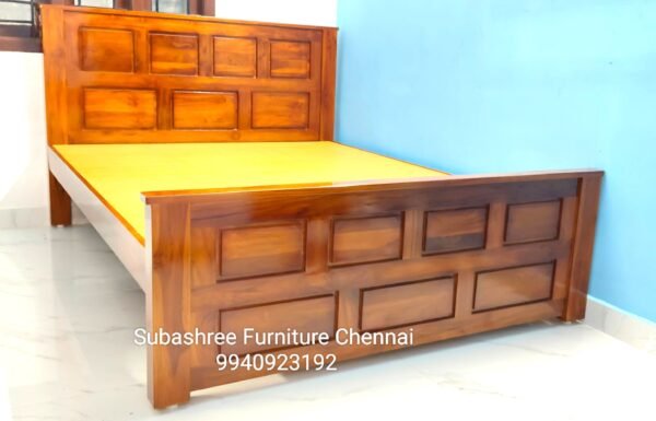 Wooden queen size cot 7 panel