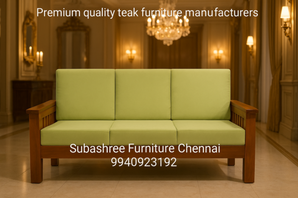 Elegant design teakwood sofa set