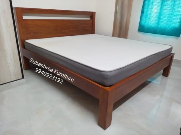 Teakwood cot queen size trendy design